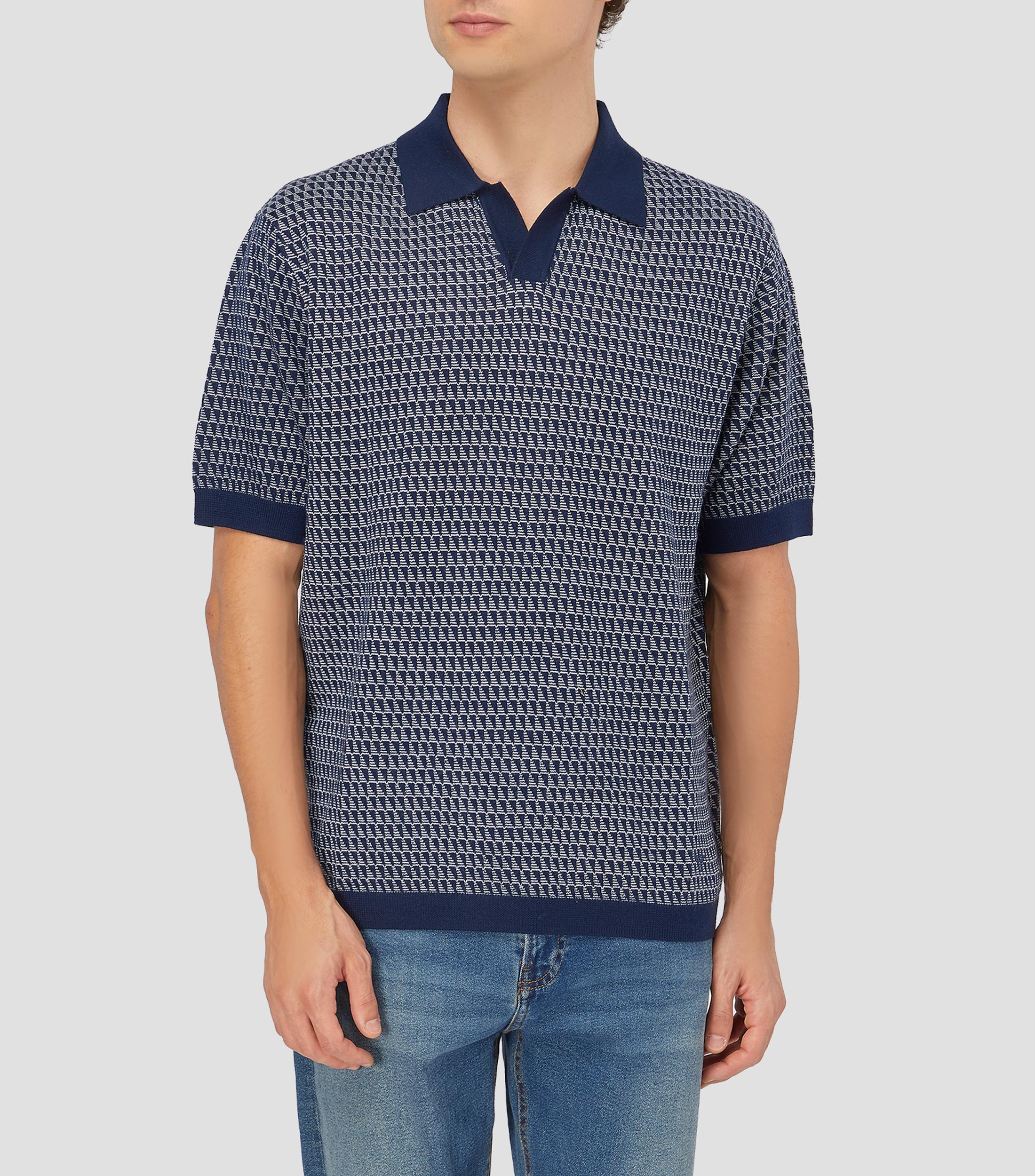 Suéter cuello Polo Hombre